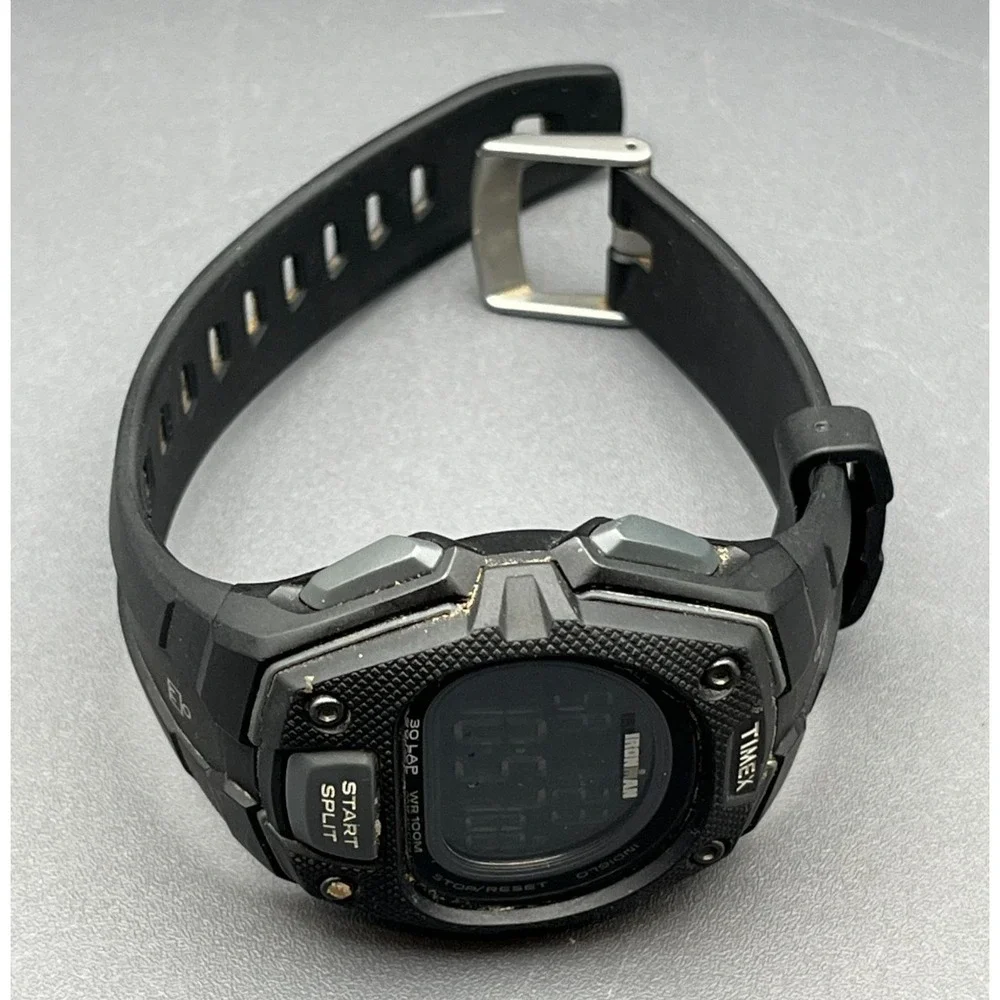 Timex Ironman TW5M48600 Men's 30‑Lap Digital Sport Watch – Rugged & Timeless